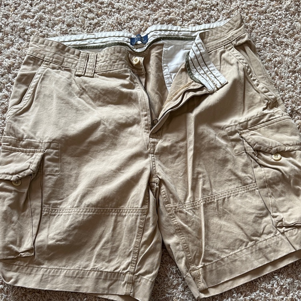 Tan Cargo Shorts